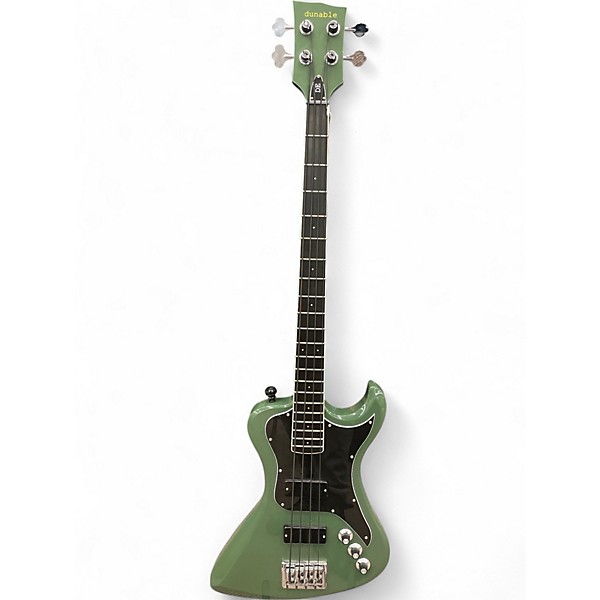 Used Dunable Guitars R2DE OLIVE GREEN Electric Bass Guitar