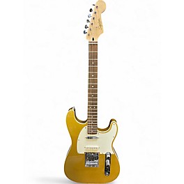 Used Squier Paranormal Custom Nashville Telecaster Gold Solid Body Electric Guitar