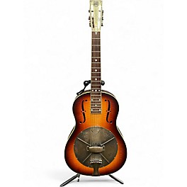 Used National Estralita DLX Sunburst Acoustic Guitar