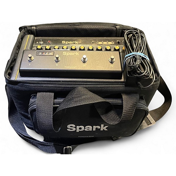 Used Positive Grid Spark 40 With Wireless Footswitch Guitar Combo Amp