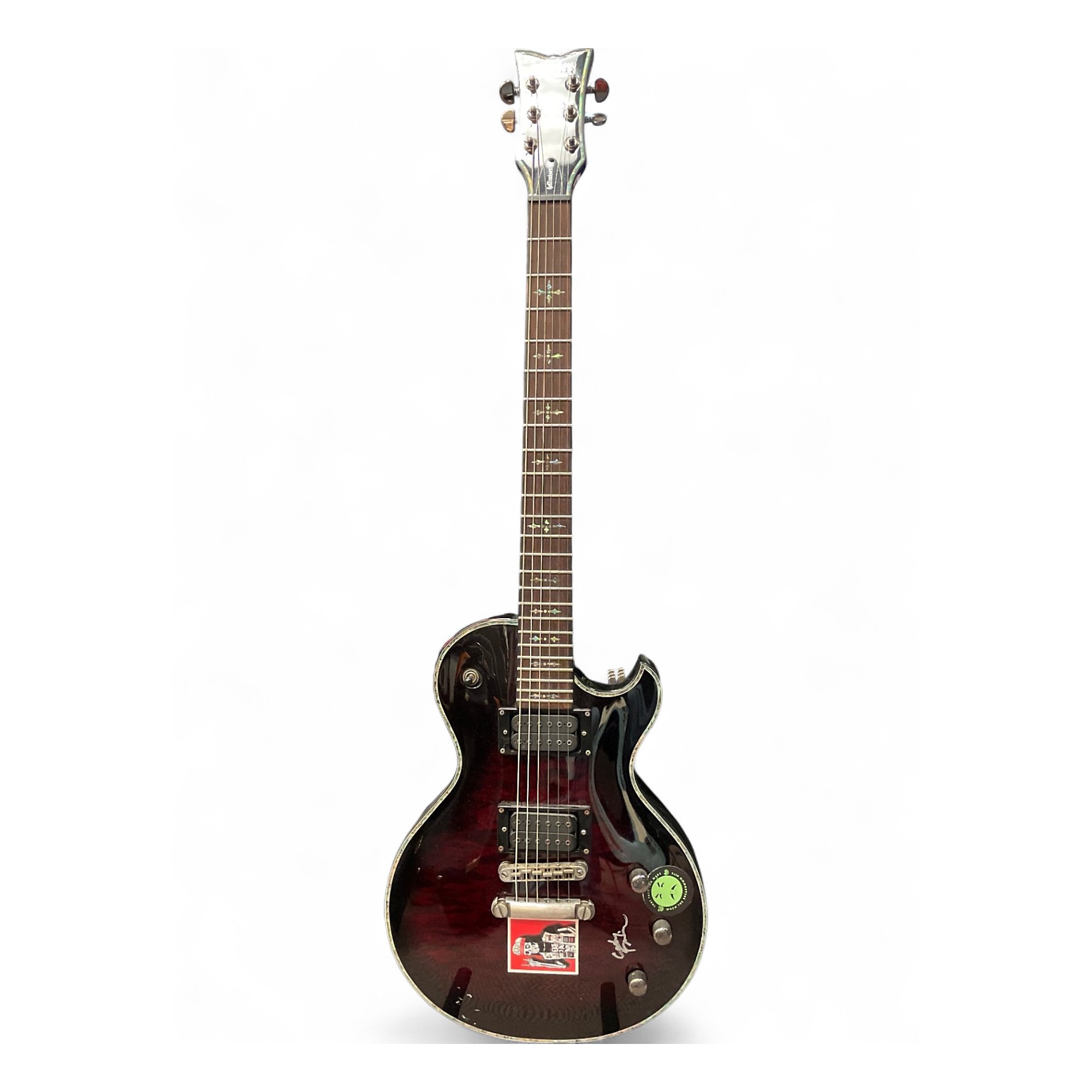 SCHECTER THE TREMBLER トレモロ Schecter Machine Gun Kelly Razor Blade Guitar Mint - 88