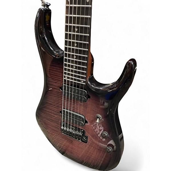 Used Sterling by Music Man JP157D John Petrucci Signature With DiMarzio Pickups Eminence Purple Solid Body Electric Guitar