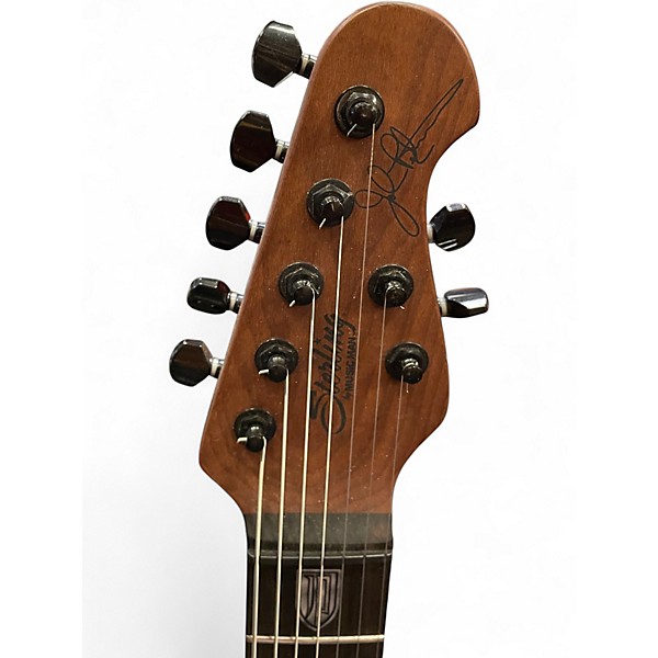 Used Sterling by Music Man JP157D John Petrucci Signature With DiMarzio Pickups Eminence Purple Solid Body Electric Guitar