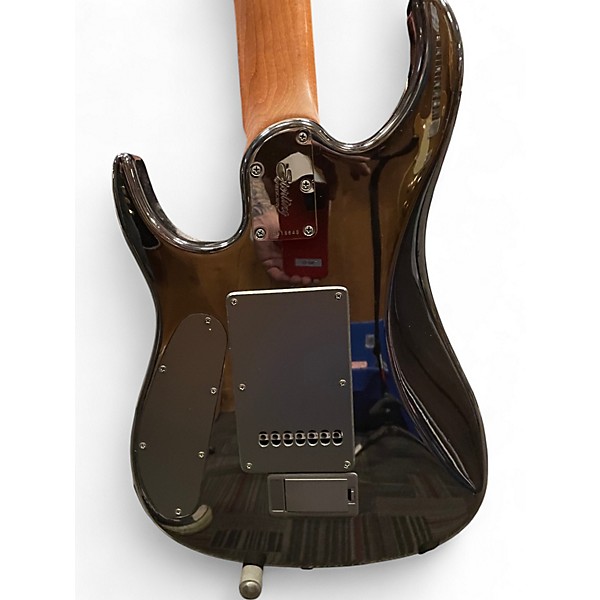 Used Sterling by Music Man JP157D John Petrucci Signature With DiMarzio Pickups Eminence Purple Solid Body Electric Guitar