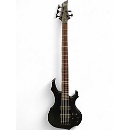 Used ESP LTD F205 5 String Black Electric Bass Guitar