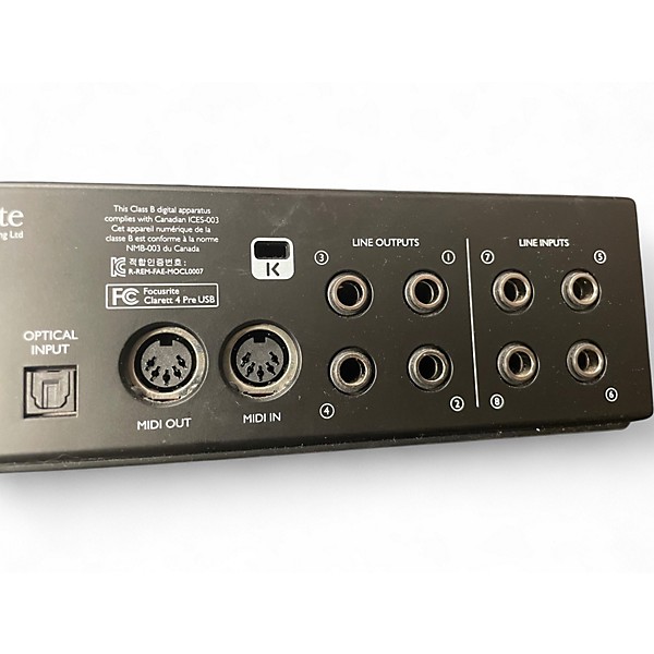 Focusrite Clarett 4Pre オーディオインターフェース Clarett+ 4Pre | Focusrite