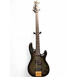 Vintage 1994 Fender P Bass Lyte Trans Black Electric Bass Guitar
