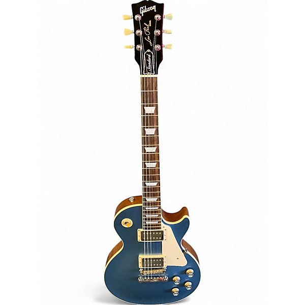 Used Gibson Les Paul Standard 60s Plain Top Pelham Blue Solid Body Electric Guitar