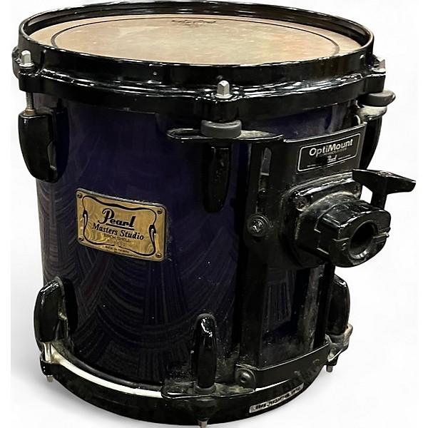 Used Pearl 4 Piece Masters studio dark purple lacquer Drum Kit