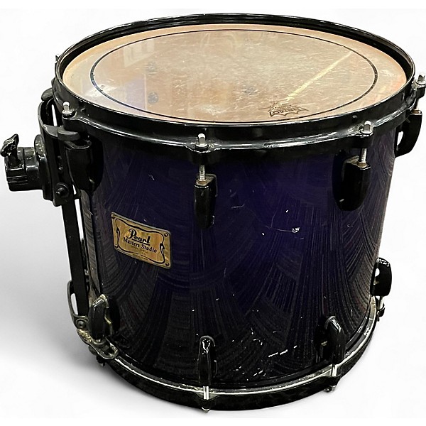 Used Pearl 4 Piece Masters studio dark purple lacquer Drum Kit