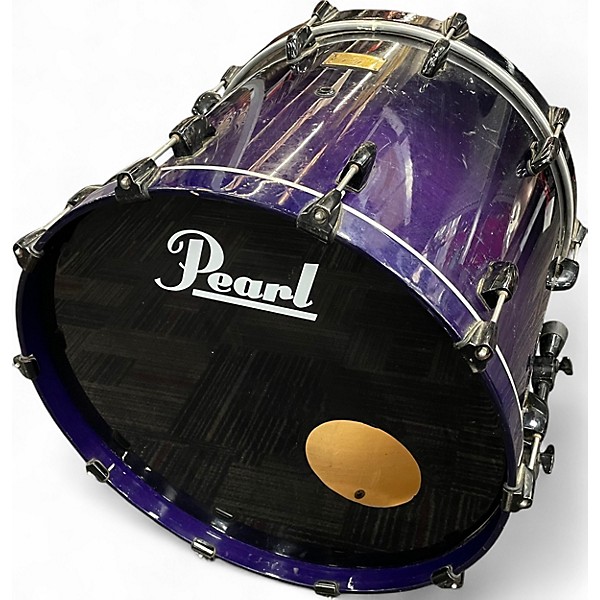 Used Pearl 4 Piece Masters studio dark purple lacquer Drum Kit