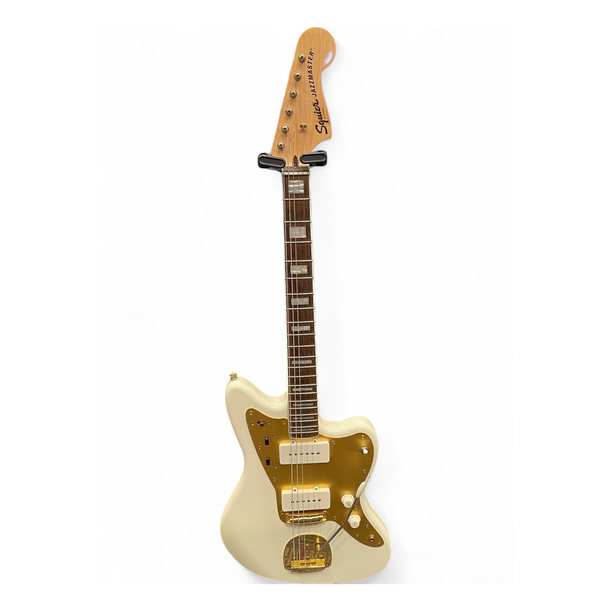 Used Squier 40th Anniversary Jazzmaster Olympic White Solid