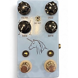 Used JHS Pedals Unicorn V2 Uni-Vibe Photocell Modulator with Tap Tempo Effect Pedal