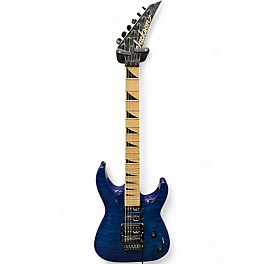 Used Jackson JS34Q Dinky Blue Burst Solid Body Electric Guitar
