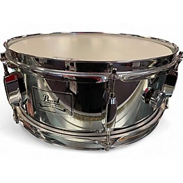 Used Pearl 5X14 Steel Shell Snare Chrome Drum