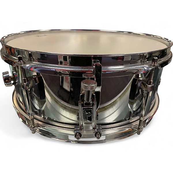 Used Pearl 5X14 Steel Shell Snare Chrome Drum