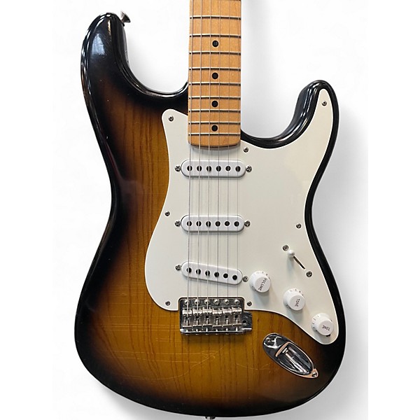 Used 2004 Fender masterbuilt relic stratocaster dennis galuszka 1954 reissue 2 Color Sunburst Solid Body Electric Guitar