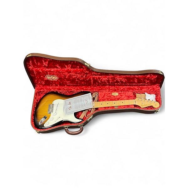 Used 2004 Fender masterbuilt relic stratocaster dennis galuszka 1954 reissue 2 Color Sunburst Solid Body Electric Guitar