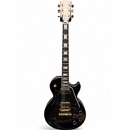 Used 2024 Gibson LES PAUL CUSTOM WIDOW Trans Purple Solid Body Electric Guitar