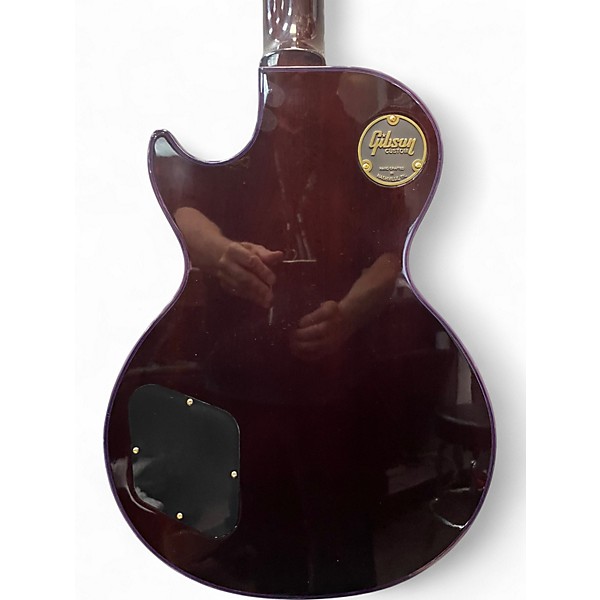 Used 2024 Gibson LES PAUL CUSTOM WIDOW Trans Purple Solid Body Electric Guitar
