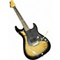 Used Michael Kelly custom collection Burl Black and natural Solid Body Electric Guitar