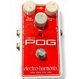 Used Electro-Harmonix Nano POG Polyphonic Octave Generator Effect Pedal