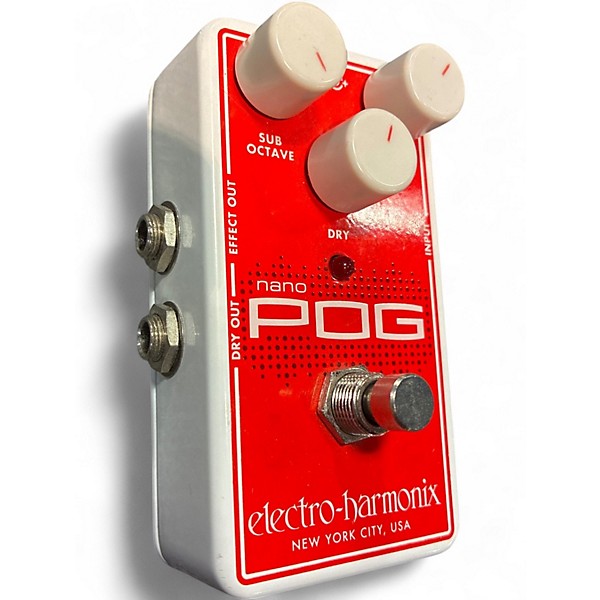 Used Electro-Harmonix Nano POG Polyphonic Octave Generator Effect Pedal