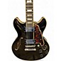 Used D'Angelico Premier Mini DC BLACK FLAKE Hollow Body Electric Guitar