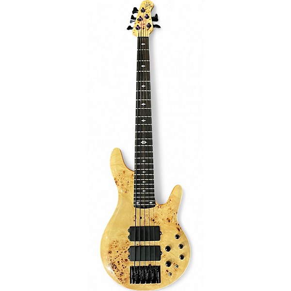 Used 2021 Michael Kelly Pinnacle V Burled Maple Electric Bass Guitar