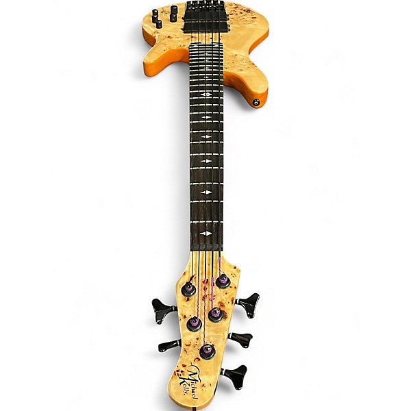 Used 2021 Michael Kelly Pinnacle V Burled Maple Electric Bass Guitar