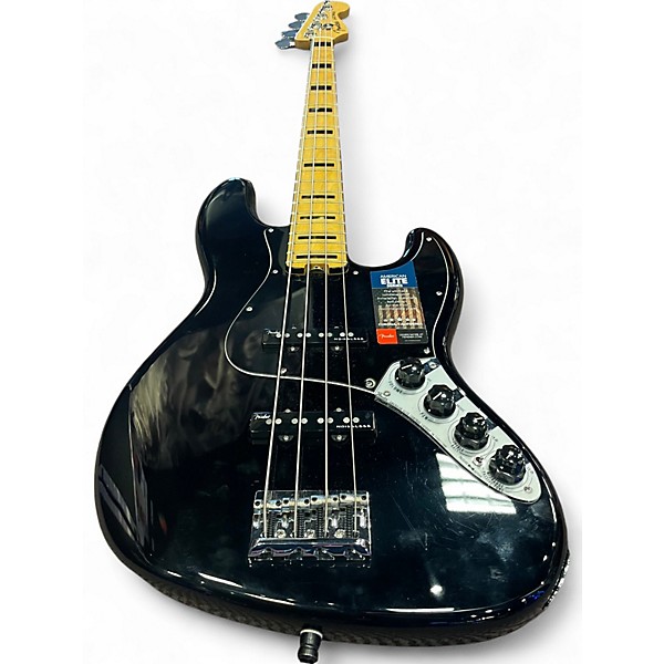ベース　American Elite Jazz Bass Black Clearance Fender American Elite Jazz Bass Maple Fingerboard