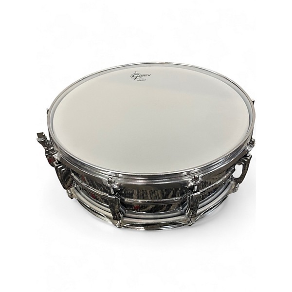 Vintage 1970s Ludwig 5X14 ALUMINUM SUPRAPHONIC Chrome Drum
