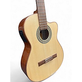 Used Lucero LC150SCE Natural Classical Acoustic Guitar