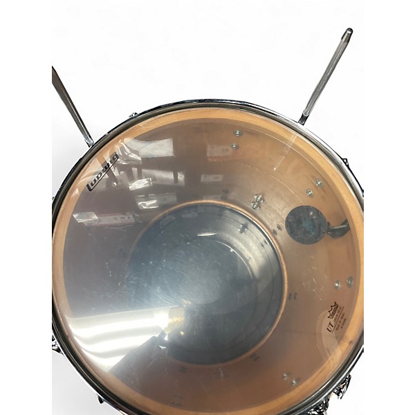 Used Ludwig 4 Piece butcher block Natural Drum Kit