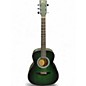 Used Winzz AF H00LL BL 36 Green Acoustic Guitar