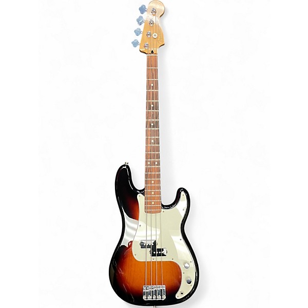 Used Fender Player Precision Bass 3 Color Sunburst Electric Bass Guitar
