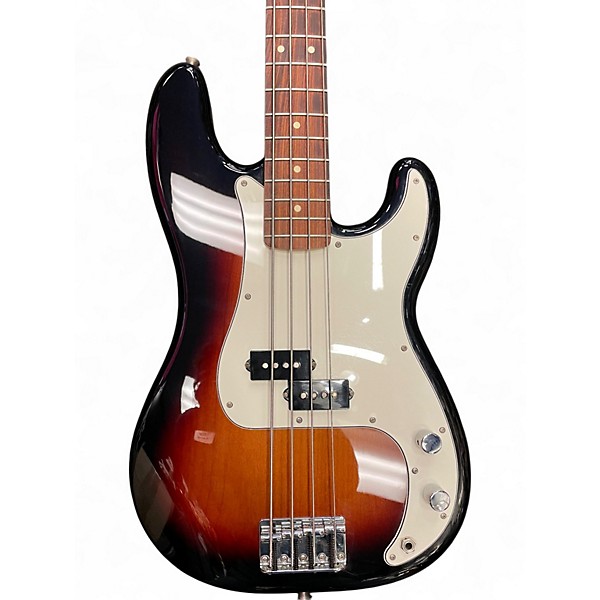 Used Fender Player Precision Bass 3 Color Sunburst Electric Bass Guitar