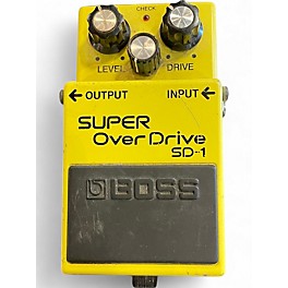 Used BOSS SD1 Super Overdrive Effect Pedal