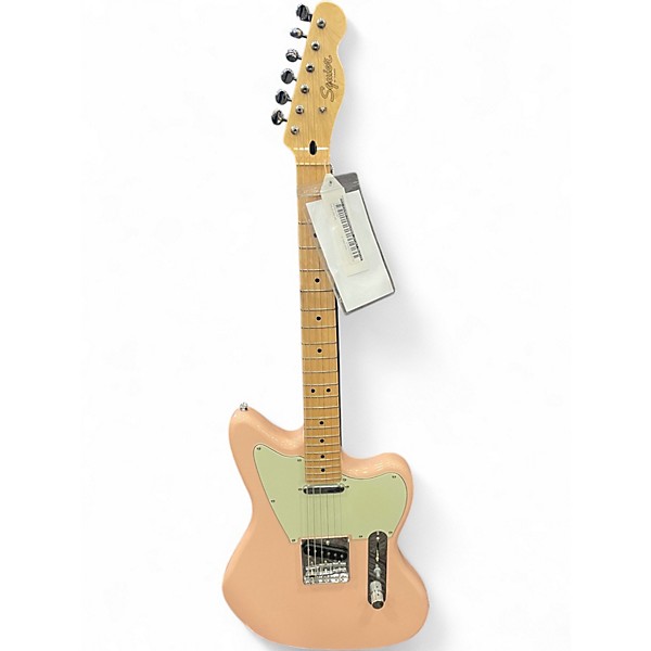 Used Squier PARANORMAL OFFSET TELECASTER Shell Pink Solid Body Electric Guitar