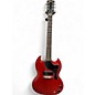 Used 2020 Gibson SG Junior Cherry Solid Body Electric Guitar thumbnail