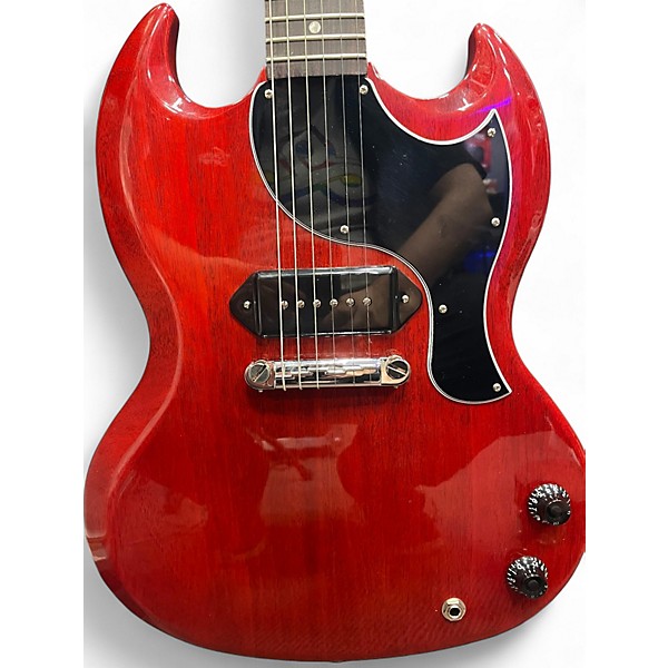 Used 2020 Gibson SG Junior Cherry Solid Body Electric Guitar