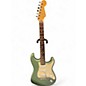 Used Fender Standard Stratocaster green Solid Body Electric Guitar