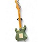 Used Fender Standard Stratocaster green Solid Body Electric Guitar