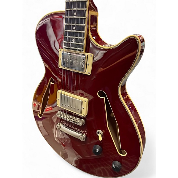 Used D'Angelico EXCEL - SS TOUR Wine Red Hollow Body Electric Guitar