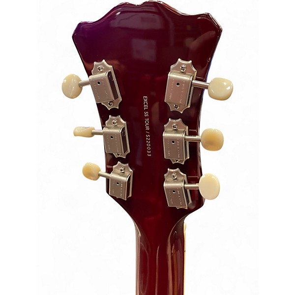 Used D'Angelico EXCEL - SS TOUR Wine Red Hollow Body Electric Guitar