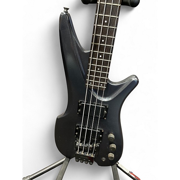 Vintage 1985 Ibanez AXB50 Metallic Black Charcoal Electric Bass Guitar