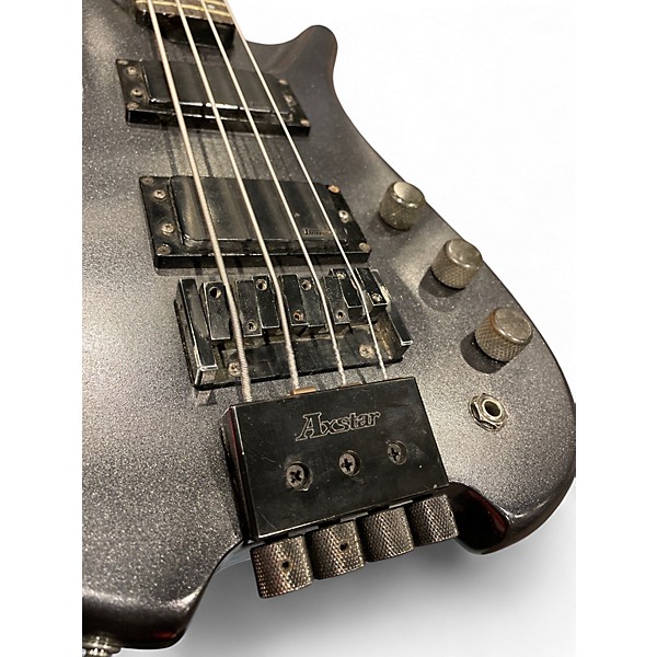 Vintage 1985 Ibanez AXB50 Metallic Black Charcoal Electric Bass Guitar
