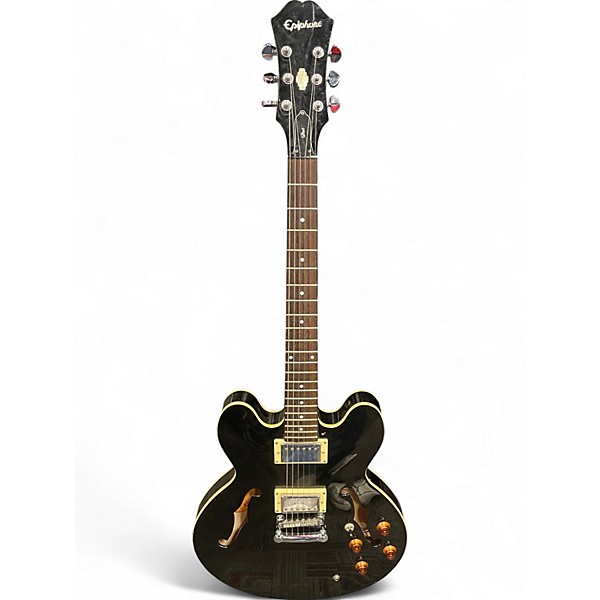 ギター epiphone dot Used Epiphone Dot Black Hollow Body Electric Guitar Black