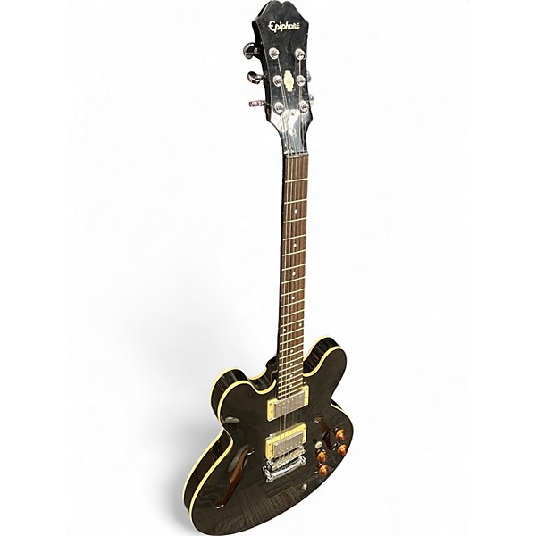 Used Epiphone Dot Black Hollow Body Electric Guitar Black