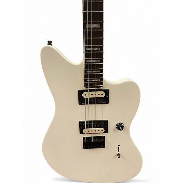 Used Fender Jim Root Signature Jazzmaster White Solid Body Electric Guitar